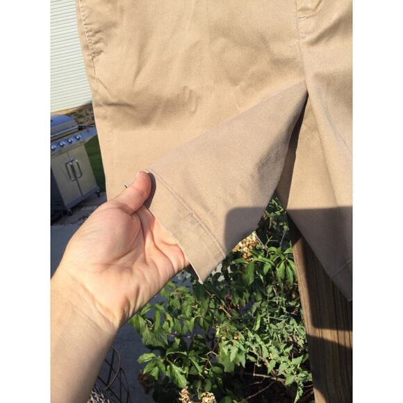 Ralph Lauren womens khaki shorts plus size 16 beige modest classic preppy cotton - Picture 7 of 12